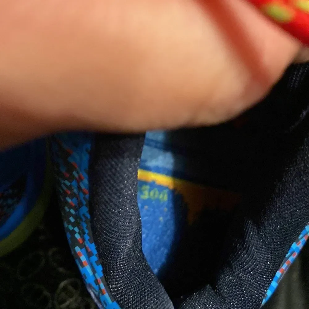 EUC Nike Kids Christmas Blue Athletic Shoes